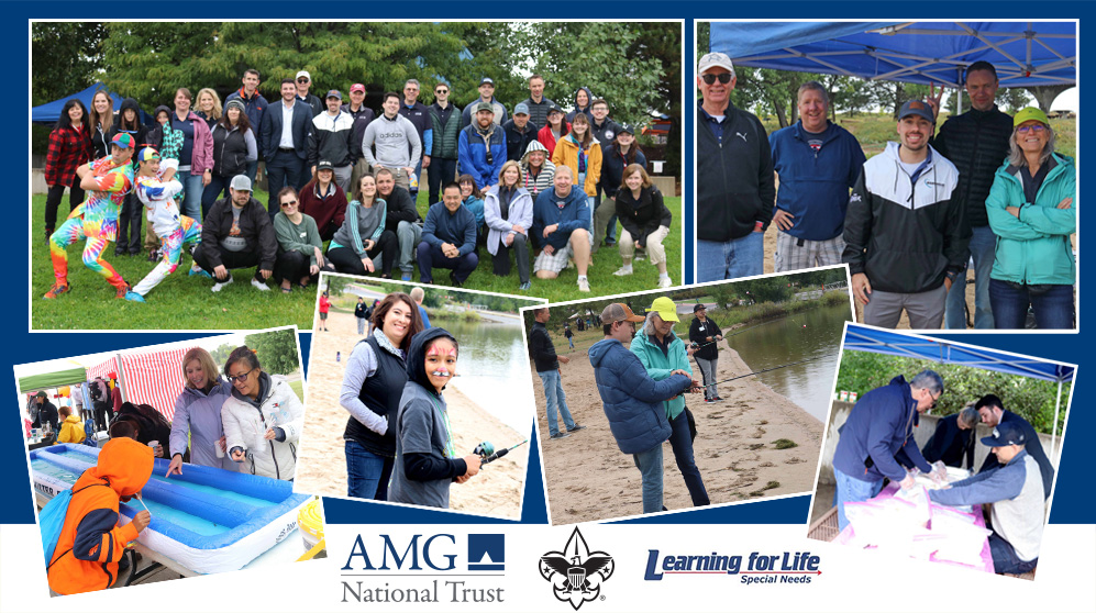 The annual Fishing Derby is sponsored by AMG as a way to assist our community and provide children with special physical, mental, behavioral, or socioeconomic needs an opportunity to enjoy fishing and more.